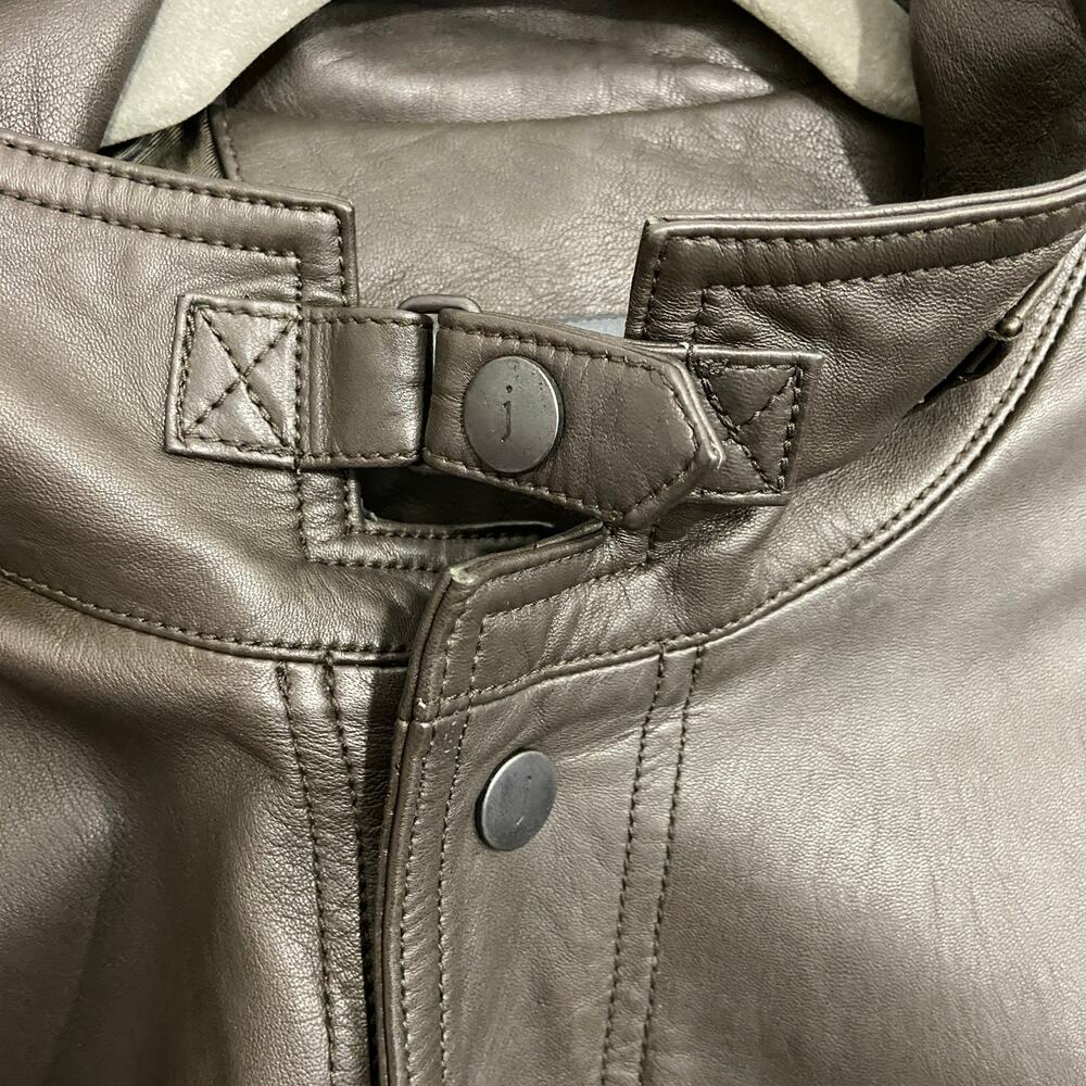 John Varvatos Men's Leather Jacket Sheep Skin Size 56 /US 46 / US Large - Picture 4 of 11